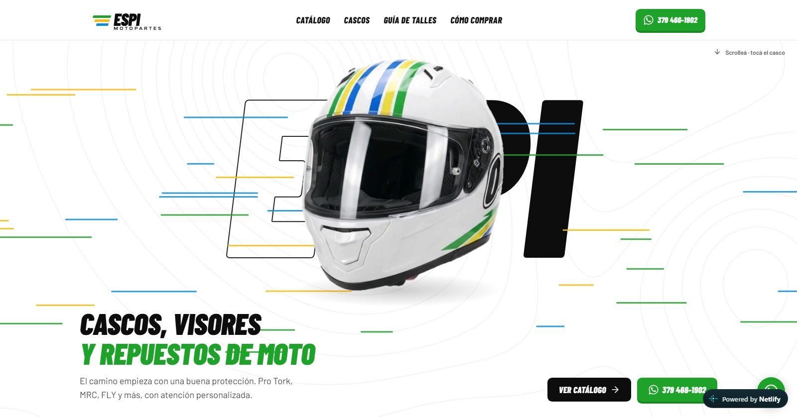 Screenshot of Espi Motopartes